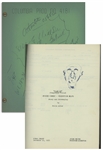 Moe Howards 21pp. Script Dated December 1951 for the Stooges Film He Cooked His Goose -- With Drawing on Title Page & Notes by Moe on Cover Including Address of Baldy View, Where Curly Died